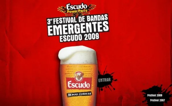 Diseño Web Escudo Power Party 3 - splash